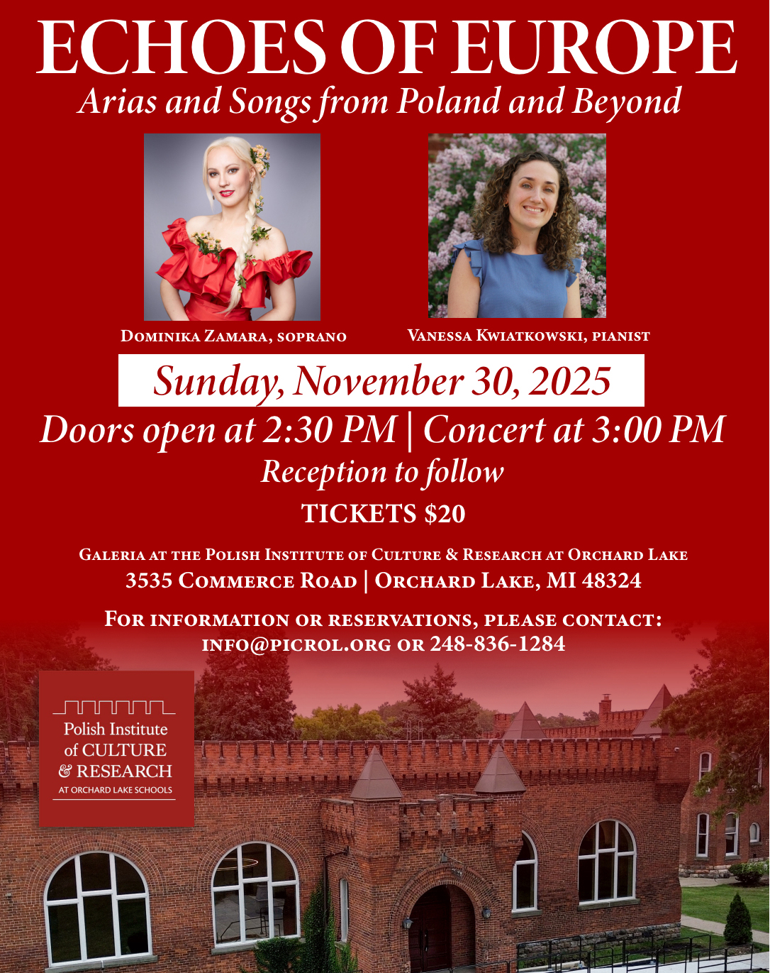 Flyer with more details.